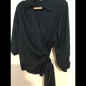 Ann Taylor wrap blouse